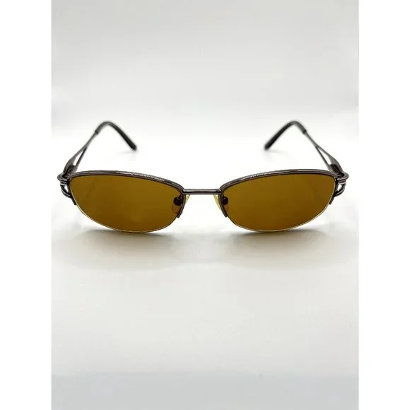 Saks Fifth Avenue Eyeglasses Halfrim Saks 246 OCVL 135 Dark Brown - Picture 2 of 5